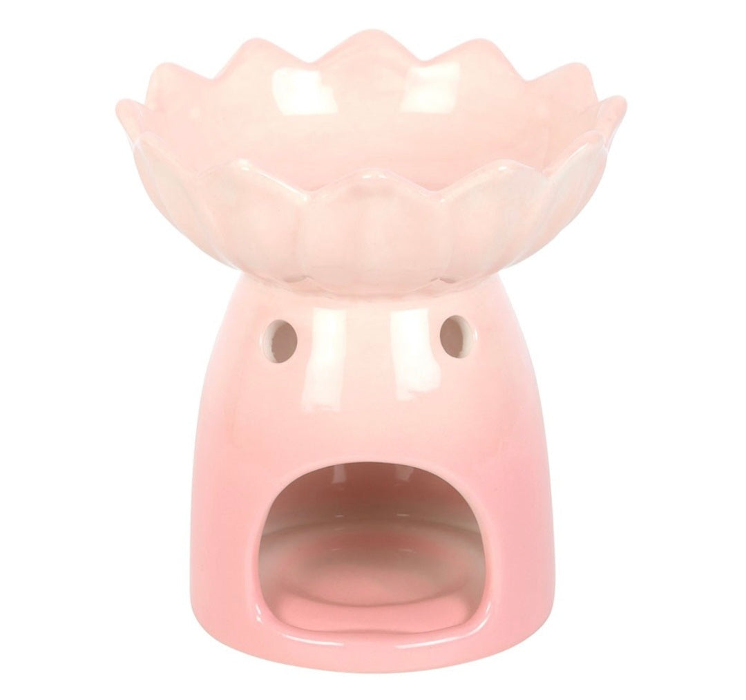 Pink Water Lily Wax Burner