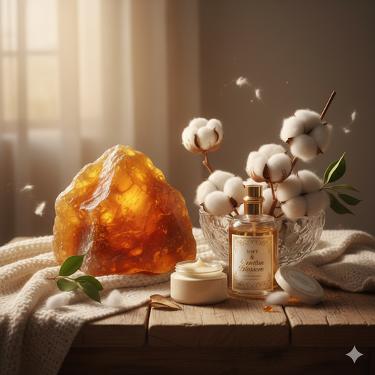 Soft Amber and Cotton Blossom - Wax Melts 55g