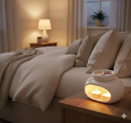 Off White Double Wax Warmer / Oil Burner