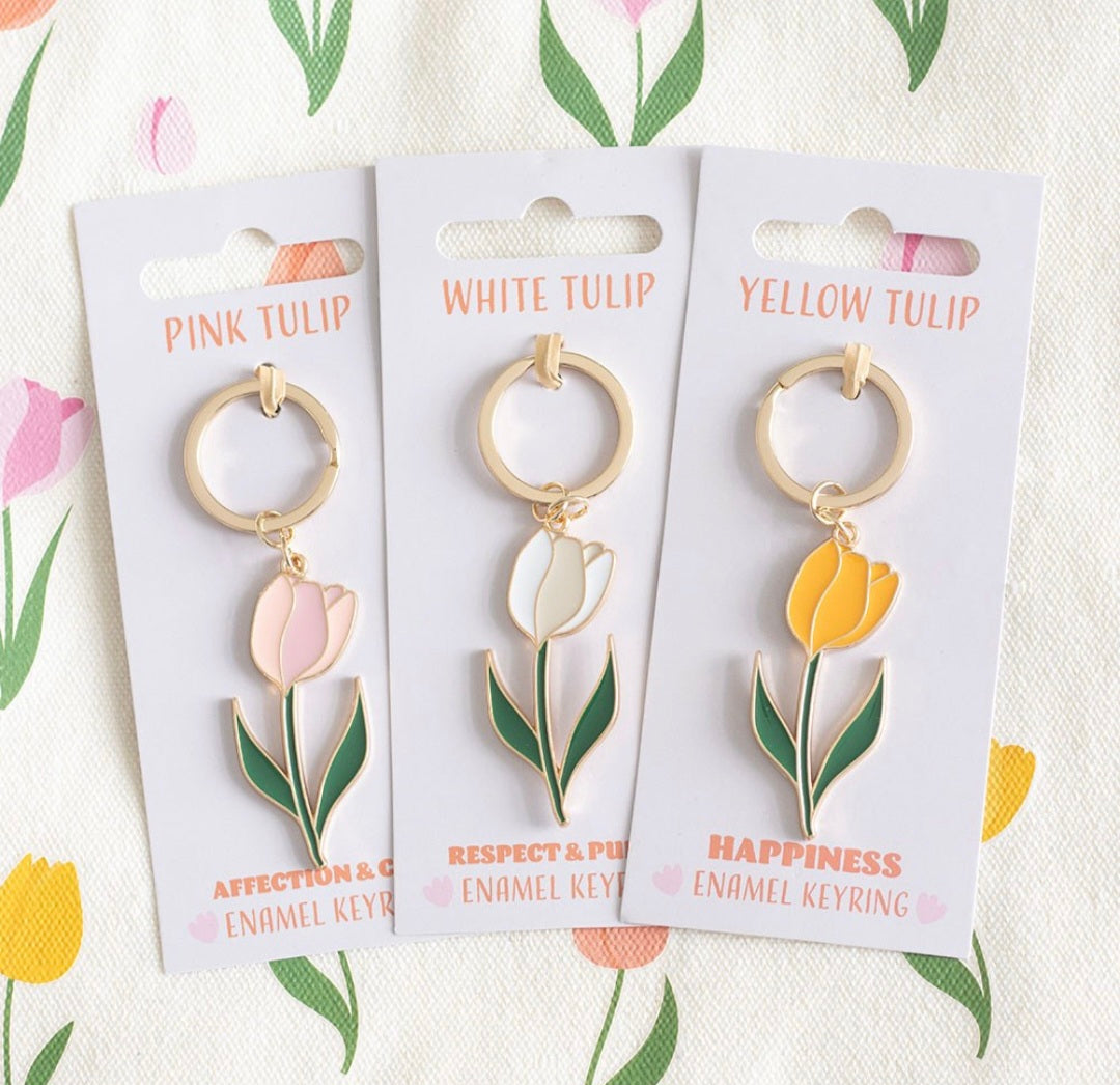 Tulip Keyring