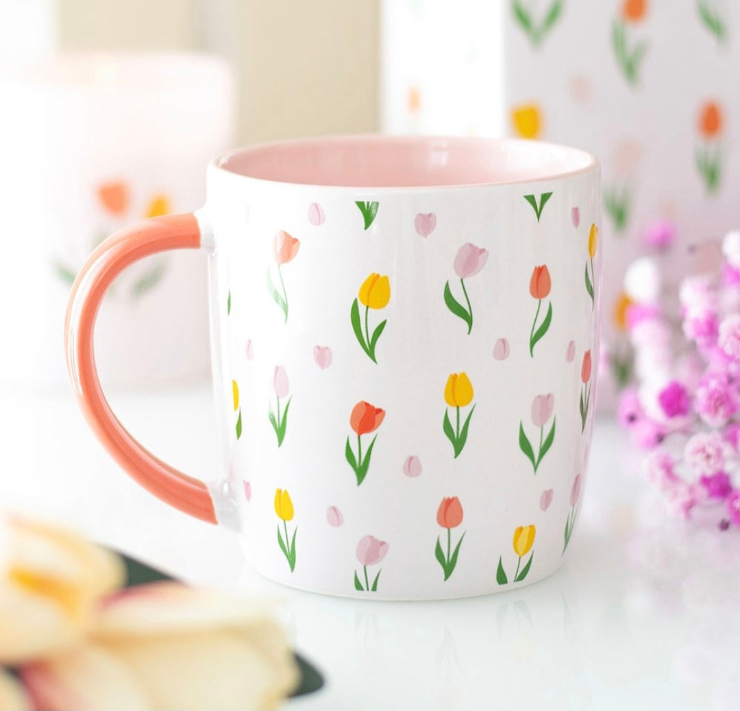 Tulip Print Mug