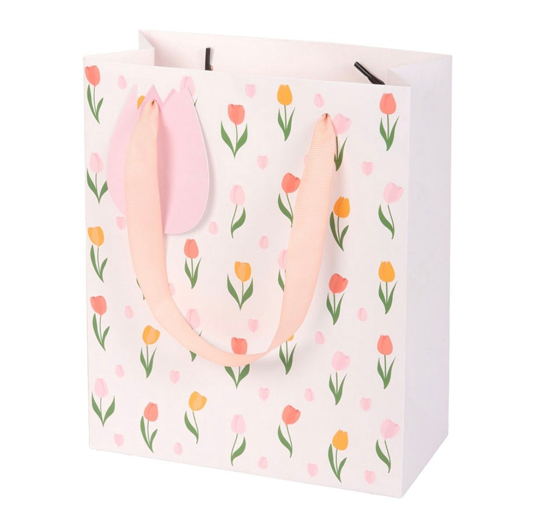 Tulip Print Gift Bag
