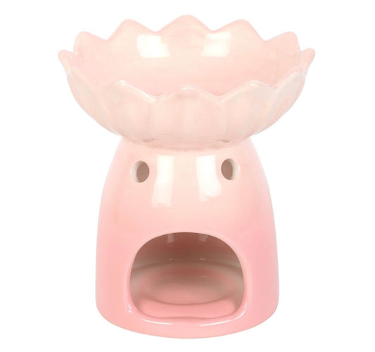 Pink Water Lily Wax Burner