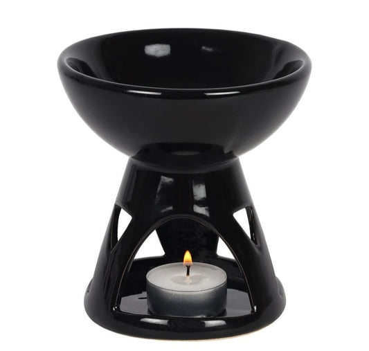 Black Deep Bowl Wax Warmer